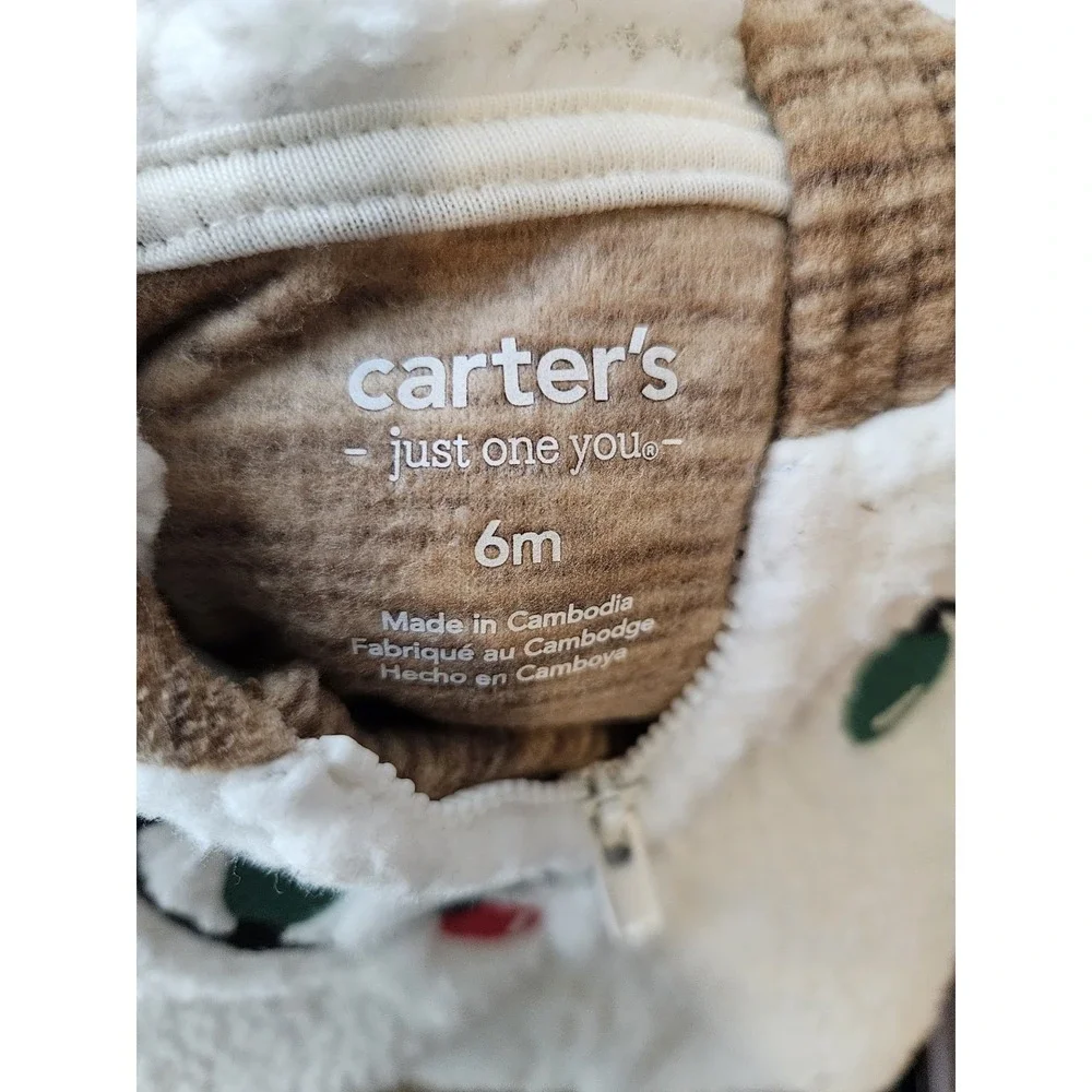 Baby's‎ Carter's Reindeer Footsie - Size 6 Mo